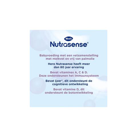 Hero Nutrasense Classic Peutermelk 3  (1+jr) met melkvet 700 GR