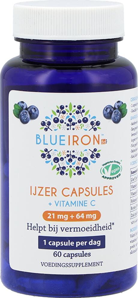 Blueiron ijzer capsules 60