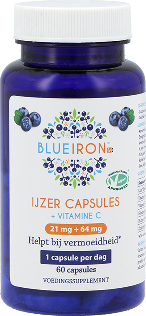 Blue Iron IJzer Capsules 60 stuks