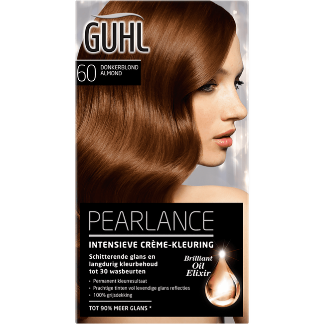 GUHL Beschermende Crème-kleuring PEARLANCE 60 - Donkerblond Almond