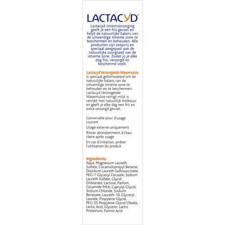 Lactacyd Verzorgende Wasemulsie  Intieme Hygiëne 300 ML
