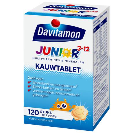 Davitamon Junior 3+ Kauwvitamines Multifruit