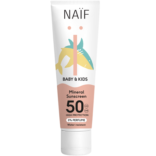 Naïf Baby & Kids Minerale Zonnebrandcrème SPF 50 0% Parfum 30 ML