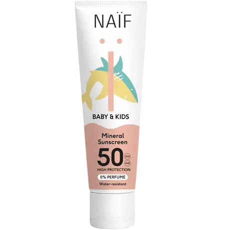 Naïf Baby & Kids Minerale Zonnebrandcrème SPF 50 0% Parfum 30 ML