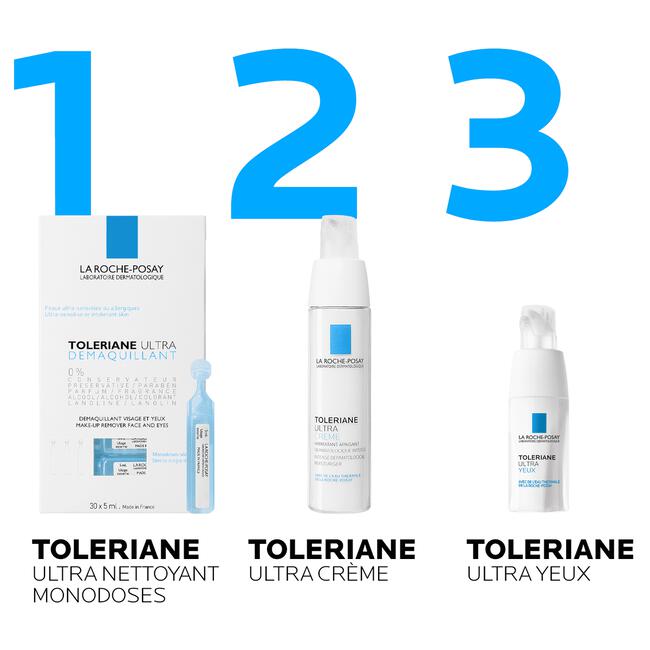 La Roche-Posay Toleriane Oogreinigingsampullen Gevoelige Ogen 150 ML