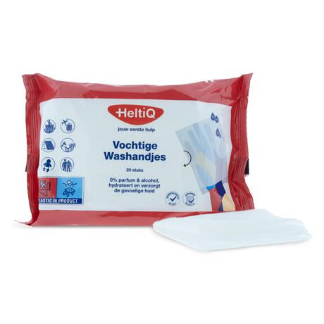 HeltiQ Vochtige Washandjes 20 stuks