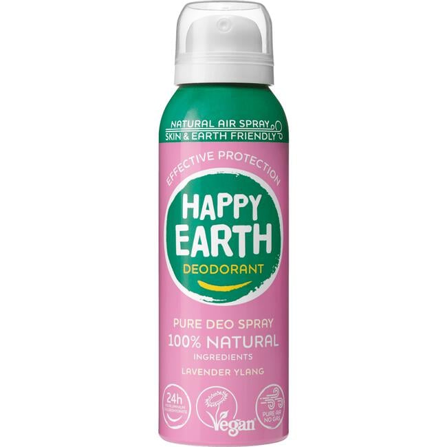 Happy Earth 100% Natuurlijke Air Spray Lavender Ylang 100 ML