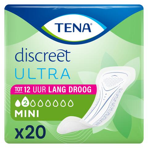 TENA Discreet Ultra Mini Incontinentie Inlegkruisjes 20 stuks
