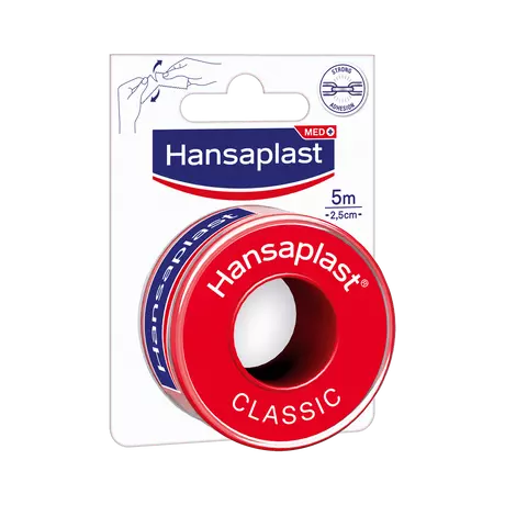 Hansaplast Classic Hechtpleister 5 M x 2.5 CM