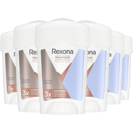 Rexona Women Maximum Protection Clean Scent Deodorant Stick 45 ML Multipack 6 stuks