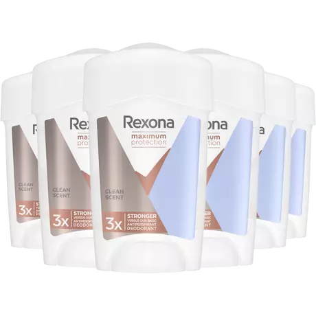 Rexona Women Maximum Protection Clean Scent Deodorant Stick 45 ML Multipack 6 stuks