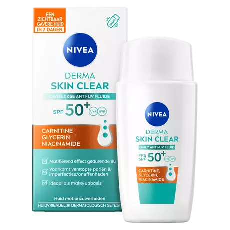 NIVEA Derma Skin Clear Daily Fluid Spf50+ 40ML