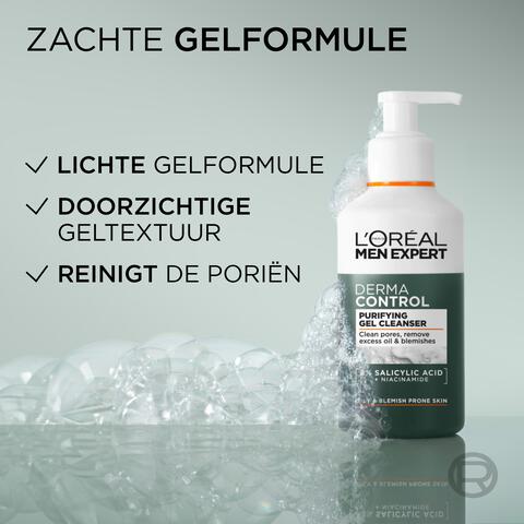 L'Oréal Paris Men Expert Derma Control Purifying Gel Cleanser 260 ML