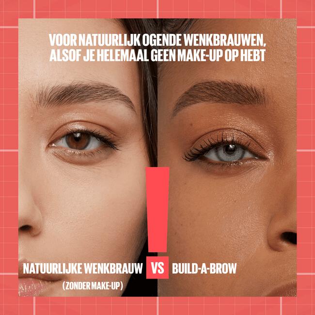Maybelline New York BUILD A BROW Wenkbrauwpen/fixeergel 255 Soft Brown