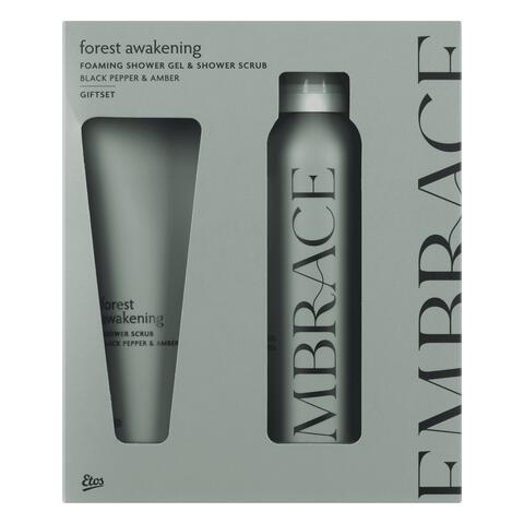 Etos Embrace Geschenkset Forest Awakening - Douchegel - Douchescrub