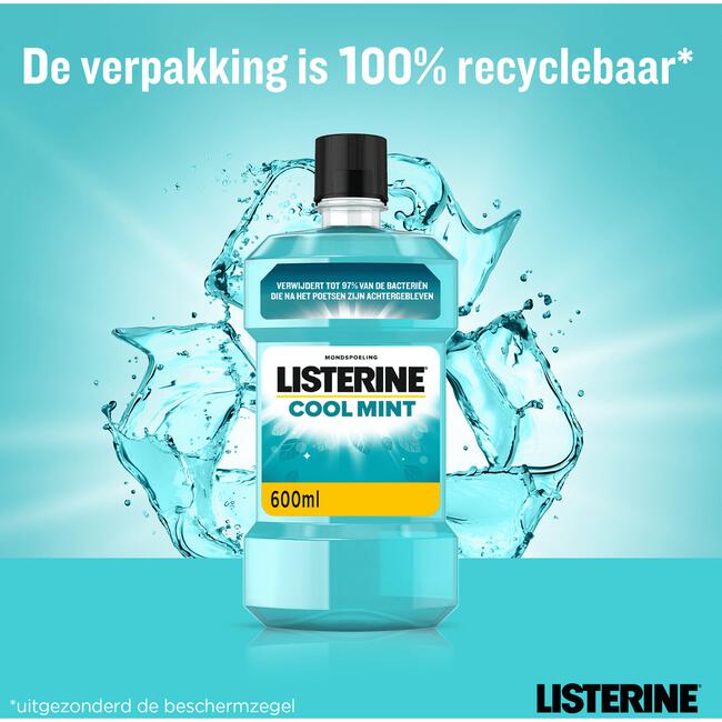 Listerine® Cool Mint Mondspoeling 600 ML