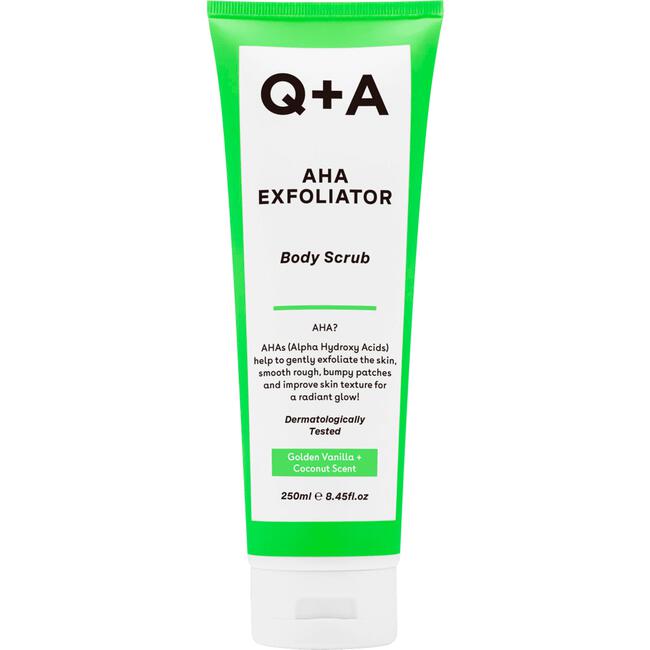 Q+A AHA Exfoliator Body Scrub 250 ML