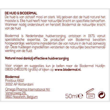 Biodermal Droge & Gevoelige Huid  Dagcrème SPF 15 50 ML