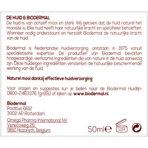 Biodermal Droge & Gevoelige Huid  Dagcrème SPF 15 50 ML