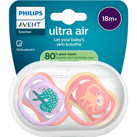 Philips Avent Fopspeen Ultra Air Day 18M+ Double Pack, mixed - SCF349/49