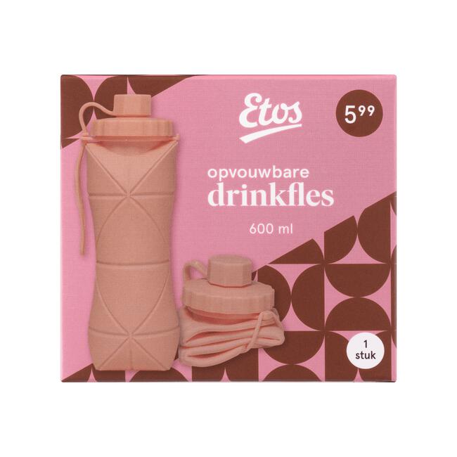 ETOS Festival opvouwbare drinkfles - roze
