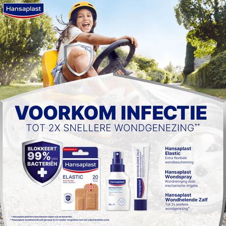 Hansaplast Elastic Waterproof Pleisters 20 Pleisters