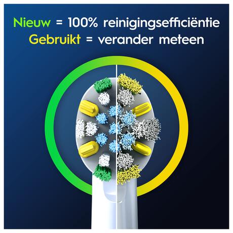 Oral-B Floss Action Opzetborstels Wit 4 Stuks