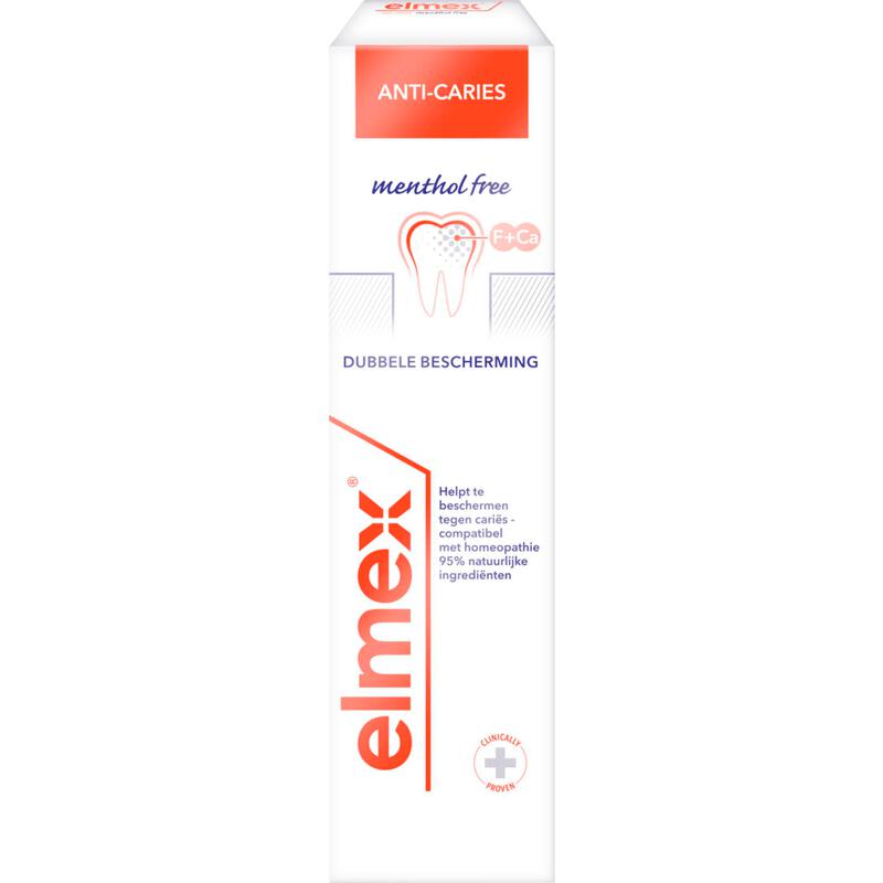 Elmex® Anti-Cariës Original Mentholvrij Tandpasta 75 ML