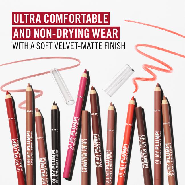 Rimmel London Oh My Plump! Lip Liner - Bruin - 110 Rich Cacao