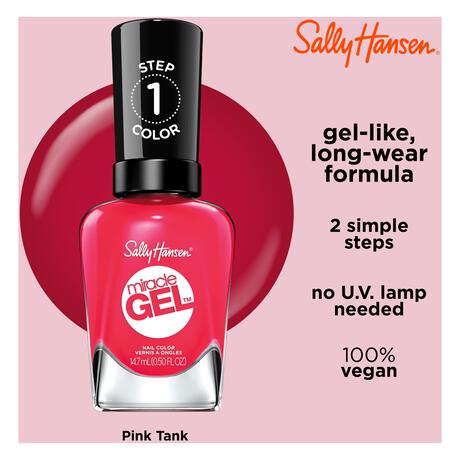 Sally Hansen Miracle Gel Nagellak - 220 Pink Tank