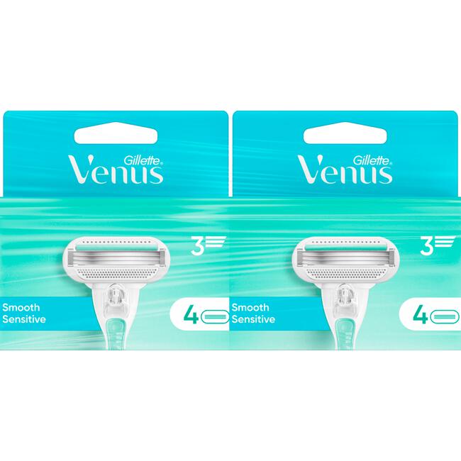 Gillette Venus Smooth Navulmesjes Duopak 8 stuks