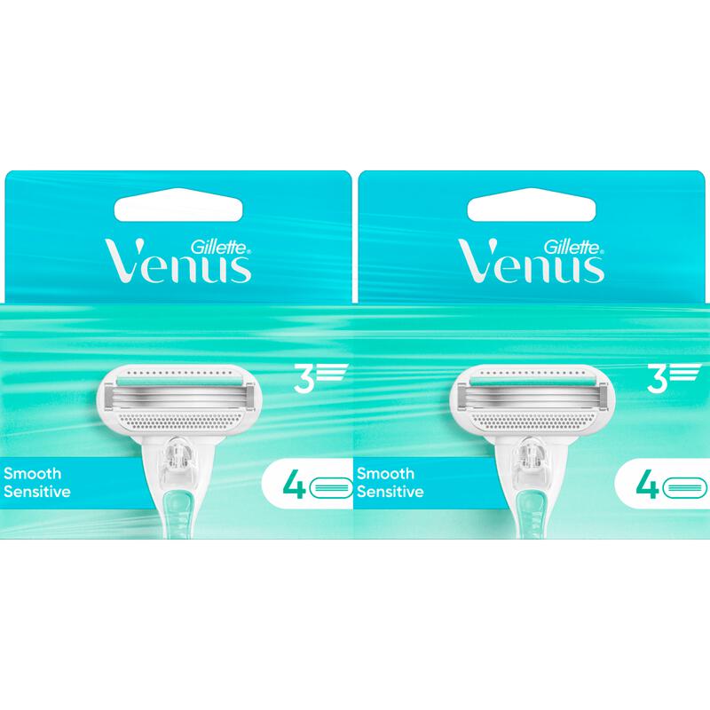 Gillette Venus Smooth Sensitive Navulmesjes Duopak 8 stuks