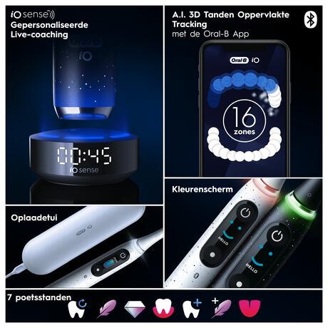 Oral-B iO 10 Zwart Elektrische Tandenborstel 