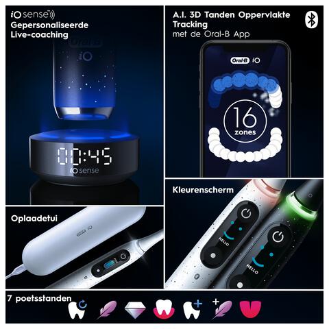 Oral-B iO 10 Zwart Elektrische Tandenborstel 