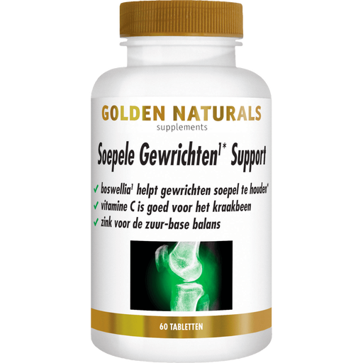 Golden Naturals Soepele Gewrichten Support Tabletten 60 stuks