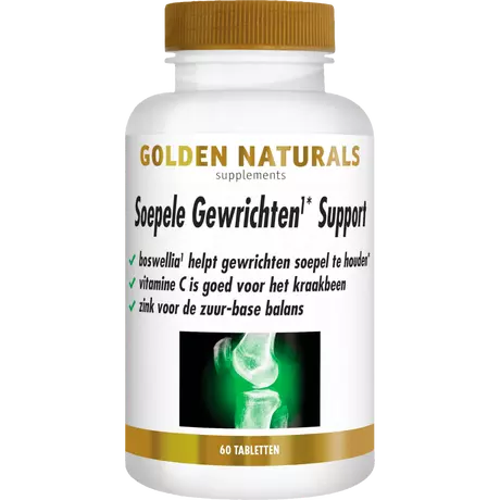 Golden Naturals Soepele Gewrichten Support Tabletten 60 stuks