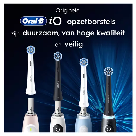 Oral-B iO Gentle Care Opzetborstels Zwart 6 Stuks