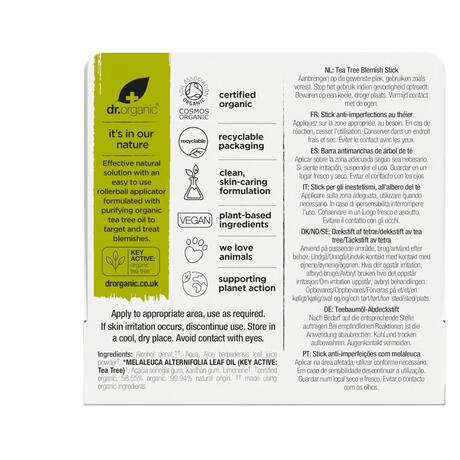 Dr. Organic Tea Tree Blemish Stick 8 ML