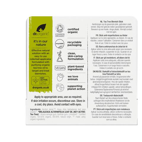 Dr. Organic Tea Tree Blemish Stick 8 ML