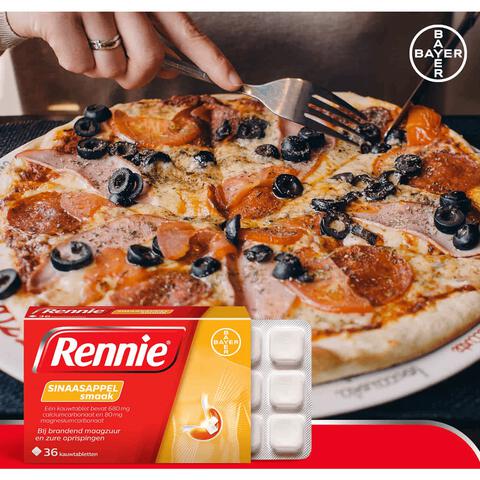 Rennie Sinaasappel Kauwtabletten Bij Brandend Maagzuur 36 stuks
