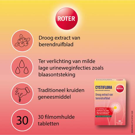 Roter Cystiflora 30 tabletten