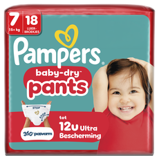 Pampers Baby Dry Pants Luierbroekjes Maat 7 15+ kg 18 stuks
