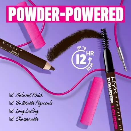 NYX Professional Makeup The Brow Powder Deep Brown