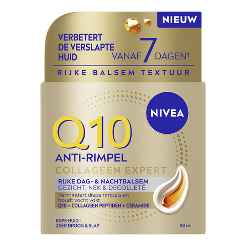 NIVEA Q10 Anti-Rimpel Collageen Expert Dag- en Nacht Repair Balm 50 ML