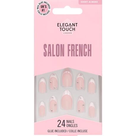 Elegant Touch Salon French 128 Nepnagels 24 stuks