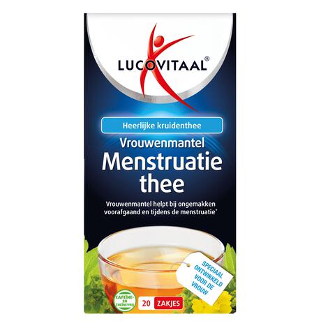 Lucovitaal Menstruatie Vrouwenmantel Thee Zakjes 20 stuks