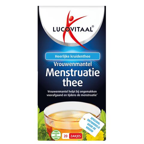 Lucovitaal Menstruatie Vrouwenmantel Thee Zakjes 20 stuks