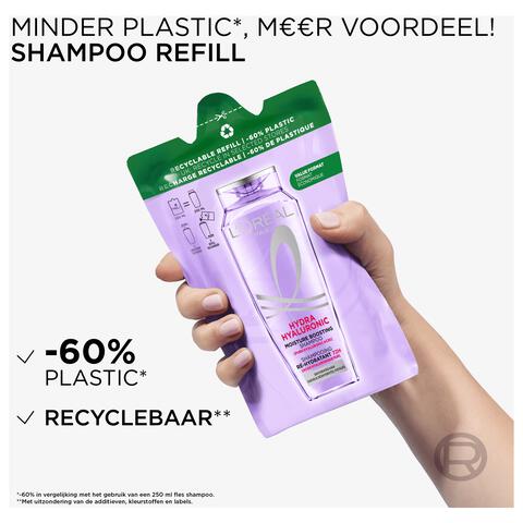 L'Oréal Paris Elvive Refill Hydra Hyaluronic Shampoo Navulling 250 ML