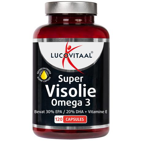 Lucovitaal Super Visolie Omega 3 Capsules 120 stuks