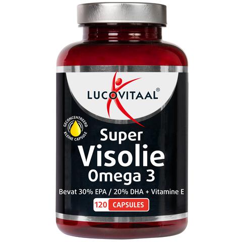 Lucovitaal Super Visolie Omega 3 Capsules 120 stuks